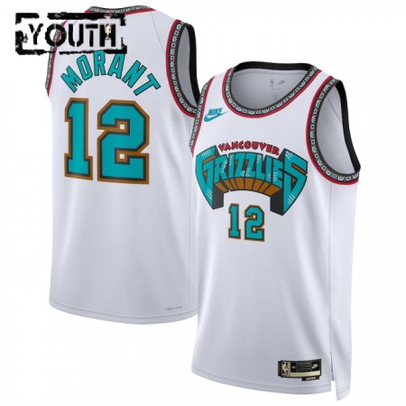 Dres Memphis Grizzlies Ja Morant Nike 2024-25 Classic Edition Bijela Swingman - Dječji
